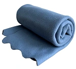 Уютный плед Плед флисовый, Джинсовый Синий